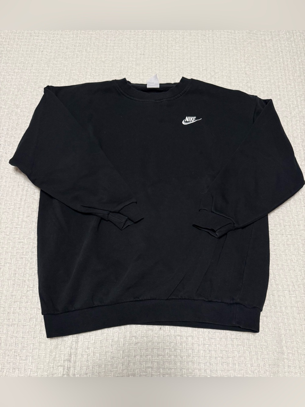 Nike black crewneck sweatshirt, kids size XL